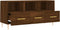 vidaXL - Tv-meubel - 102x36x50 - cm - bewerkt - hout - bruin - eikenkleur