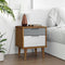vidaXL - Nachtkastje - MOLDE - 40x35x48 - cm - massief - grenenhout - bruin