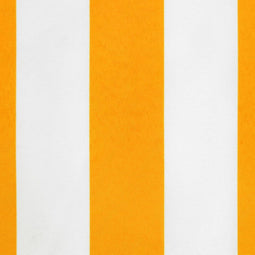 vidaXL - Vervangingsdoek - voor - luifelrok - gestreept - 4,5 - m - geel - en - wit