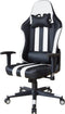 Bureaustoel Thomas - gamestoel racing gaming stijl - zwart wit