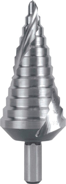 RUKO 101060 - Getrapte boor 6 - 37 mm HSS - Diepgeslepen spiraalvormige spaangroef (1 stuk)