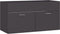 vidaXL - Wastafelkast - 90x38,5x46 - cm - bewerkt - hout - grijs