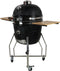 Grill Guru Large Elite - Kamado barbecue - Chipfeeder en multi-level cooking - Zwart