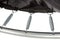 AMIGO Inground Trampoline Deluxe - Met Veiligheidsnet en Veilige Rand - Rond 244 cm - Zwart