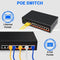 SBVR TXE143 - Netwerkswitch - 10 poorten - 8 PoE - 1 Gbps - Zwart