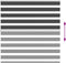 vidaXL - Zebra - rolgordijn - 145x100 - cm - stofbreedte - 140,9 - cm - zwart