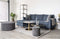 House Nordic Salontafel Bolzano Marmerlook Wit/Goud Ø70cm