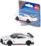 Siku Nissan GT-R Nismo speelgoedauto metaal/kunststof zwart/wit met rubberen banden en achtervleugel