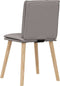 vidaXL - Eetkamerstoelen - draaibaar - 2 - st - stof - taupe