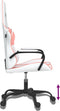 vidaXL - Gamestoel - kunstleer - wit - en - roze