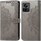 iMoshion Hoesje Geschikt voor Motorola Edge 30 Ultra Hoesje Met Pasjeshouder - iMoshion Mandala Bookcase - Grijs