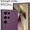 Accezz Samsung Galaxy S24 Ultra - Back Cover - MagSafe Leather - Heath Purple