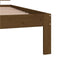 vidaXL - Bedframe - massief - grenenhout - honingbruin - 90x200 - cm