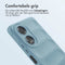 imoshion Hoesje - Geschikt voor Oppo A58 - EasyGrip Backcover - Lichtblauw