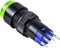 TRU COMPONENTS LAS2Y-11Z/G/12V Druktoets 250 V 3 A 1x uit/aan Continu Groen IP40 1 stuk(s)