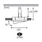 Paulmann Nova Plus - LED-Inbouwspots - Dimbaar - GU10 - Geborsteld staal (set van 3)