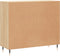 vidaXL - Dressoir - 90x34x80 - cm - bewerkt - hout - sonoma - eikenkleurig