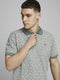 Jack & Jones JPRBLUWIN - Polo korte mouw - Groene polo met bloemetjes - Dark Forest - Maat L
