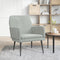 VDXL Fauteuil 62x79x79 cm fluweel lichtgrijs