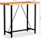 vidaXL - Bartafel - 120x60x107 - cm - massief - acaciahout