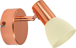 EGLO Glossy 2 - Spot - 1 Lichts - LED 5W - Koperkleurig