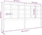 vidaXL - Hoofdbord - 185,5x4x100 - cm - massief - grenenhout - wit