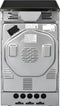 Inventum VFI5042ZWA - Fornuis - 4 inductie kookzones - 65 liter oven