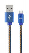 Cablexpert CC-USB2J-AMCM-2M-BL - USB-kabel - USB A naar USB C - 2 m - Blauw