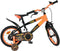 Volare Strike - Kinderfiets - 14 inch - Zwart Oranje