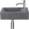 DIFFERNZ CHEOPS - Fonteinset 40x23x1cm - Natuursteen - Grijs