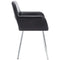 vidaXL Eetkamerstoelen 2 st kunstleer zwart