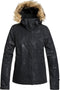 Roxy Jet Ski - Dames Ski jas - 10K ROXY DryFlight® - True Black Arrow Feel Emboss