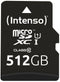 Intenso - microSDXC kaart - 512GB UHS-I Class 10 - Max. 45 MB/s