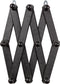 WOOOD Levin Gevouwen Kapstok - Hout - Zwart - 38x15x9