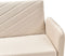 SENJA - Slaapbank 3-zits - Beige - Fluweel