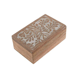 ESPRIT - Juwelenkistje - 2 Onderdelen - Wit Natuurlijk Mangohout (2 stuks)