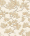 DUTCH WALLCOVERINGS Behang Pine Tree crèmekleurig