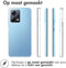 Accezz Xiaomi Redmi Note 12 (4G) - Soft Case - Krasbestendig Schokbestendig - Transparant