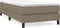 vidaXL - Bedframe - zonder - matras - 90x190 - cm - stof - taupe