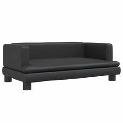 vidaXL - Hondenmand - 80x45x30 - cm - kunstleer - zwart