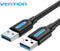Vention USB 3.0 A/A kabel - USB 3.0 Male naar USB 3.0 Male - 0.5 meter - Zwart