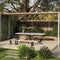 Tuintafel Ovaal - Madison 2.0 - 240cm - Betonlook - Kruispoot - The Outsider
