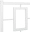 vidaXL - Bedframe - met - hoofd- - en - voeteneinde - metaal - wit - 160x200 - cm