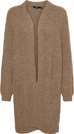 VERO MODA VMJACA - Cardigan vest zonder knopen - Gebreid - Maat S