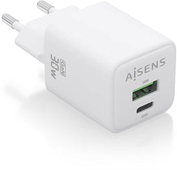 Aisens ASCH-30W2P037-W - Oplader - 33W Power Delivery 3.0 Quick Charge 4.0 - Wit