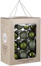 Mica Decorations Kerstballen Set - 26 Stuks - Ø7 cm - Glas - Donkergroen