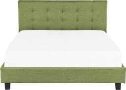 ROCHELLE - Tweepersoonsbed - Groen - 180 x 200 cm - Polyester