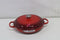 Le Creuset Campagnard - Braadpan - Ø30 cm - Gietijzer - Kersenrood