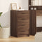 vidaXL - Dressoir - Bruin - Eiken - 40x41x75 - cm - Gemaakt - Hout