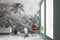 Komar - Fotobehang - Amazonia - Black - and - White - 400x250 - cm
